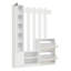 Hall Tree 135cm Wide with Bench and Shoe Storage