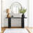 60"  Modern Oval Narrow Console Table-1647675757
