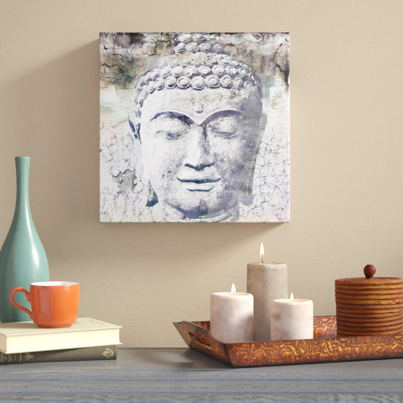 Timeless Buddha I par Surma & Guillen - Impression sur toile, H 14 po x l 14 po x P 2 po