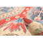 Tapis unique rouge / bleu en laine noué à la main de style années 2010 de 8 pi x 9 pi 6 po Qaiden