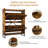 16 Pair Shoe Storage with 2 Smooth Flip Draws and Adjustable shelves，Farmhouse multi-Functional Shoe Cabinet  for Entryway, Narrow Space-1800141945