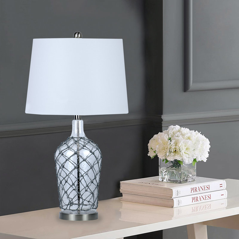 Joliette Metal & Glass Table Lamp
