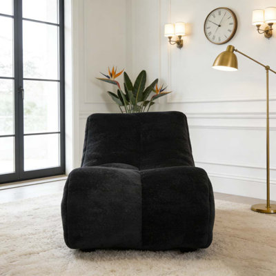 Fauteuil à billes doux avec noyau en mousse haute résilience pour deux personnes.