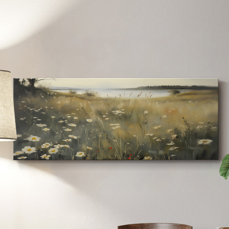 Botanical Series-CCSCXI- Toile tendue avec châssis - Prêt à être accroché, H 16 po x l 40 po