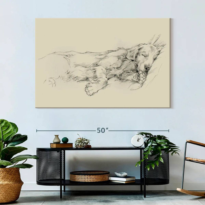Dog Days I, 34" H x 51" W