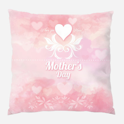 Coussin décoratif rose Orta