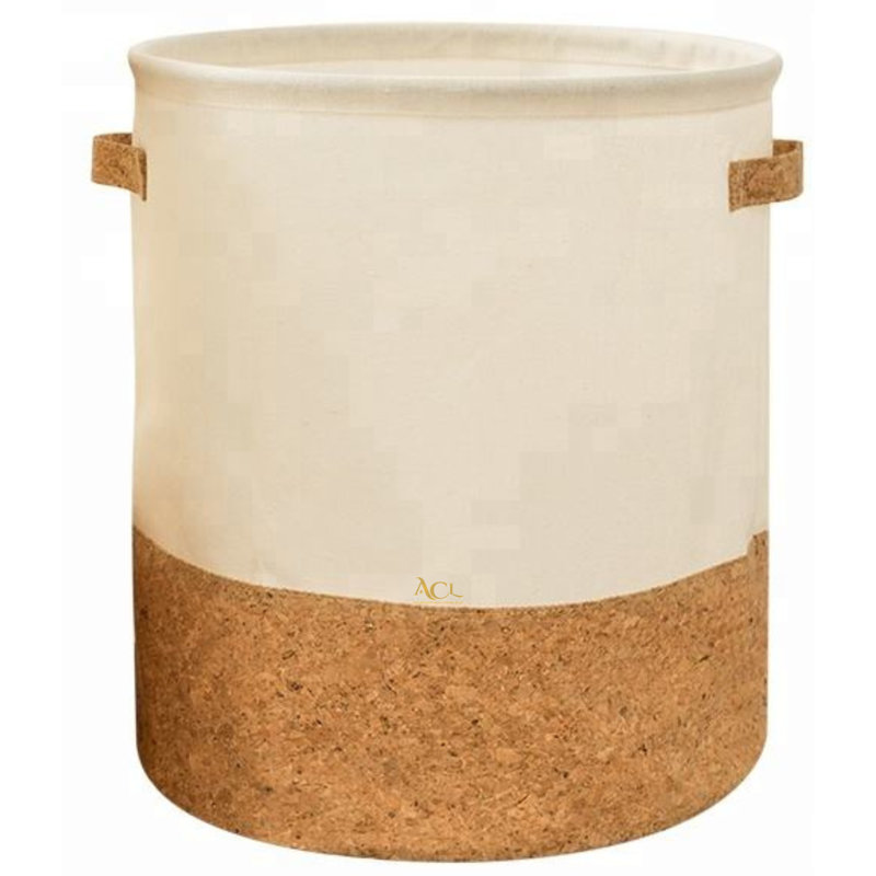 August Grove Fabric Decorative Basket, 35cm H x 30cm W x 30cm D