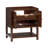 Zoe 30'' Single Bathroom Vanity Base Only in Walnut Finish
