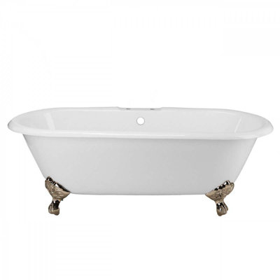 Kensington 60 " L x 30 " W Freestanding and Mounting / Installation Required Soaking Cast Iron Bathtub