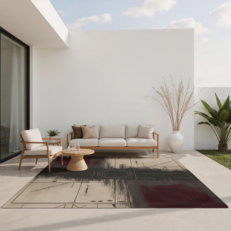 Royal Relic Indoor And Outdoor Area Rug, Rectangle 4' x 6'