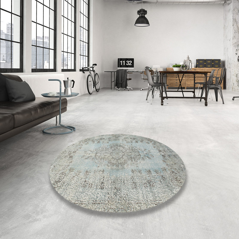 Dolmen Oriental Indoor Rug, Round 4'