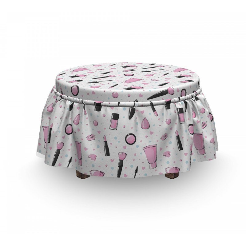 Box Cushion Ottoman Slipcover