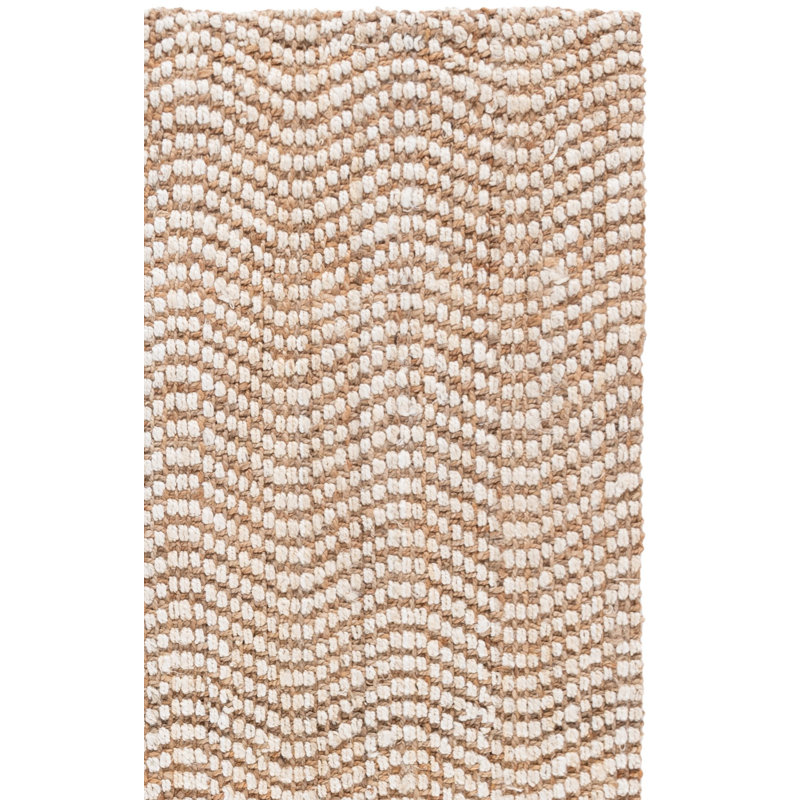 Natural Fiber Handwoven Jute Abstract Rug, Rectangle 9' x 12'
