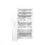 Armoire de rangement pour garde-manger à 4 portes avec étagère de rangement multi-fonctionnelle à plusieurs niveaux-69397003