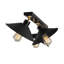Lustre industriel moderne, structure en métal noir, 31,5 po de diamètre x 6,7 po de hauteur | 3 x douilles E27 de 40 W maximum | Design scandinave élégant | Parfait pour la salle à manger et les espaces de vie, solution d'éclairage élégante et contemporaine-833505642