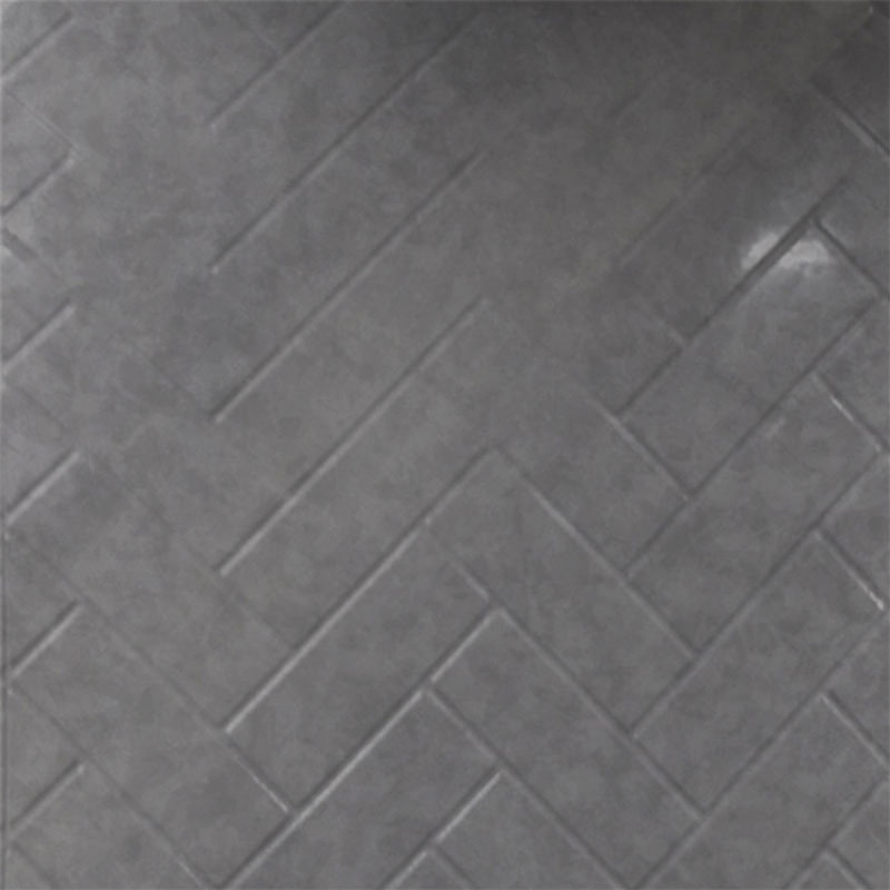 Herringbone MirroFlex 4ft. x 8ft. Glue Up PVC 3D Wall Panels 96 sq.ft., Galvanized