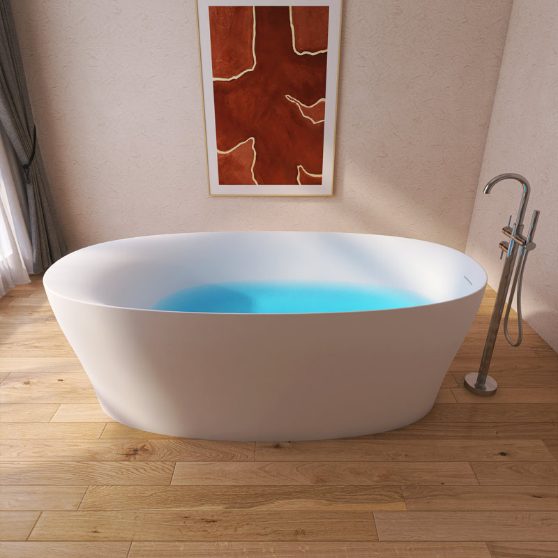 Baignoire de trempage autoportante 63 po