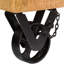 2 Pair Solid Wood Flip Down Shoe Storage