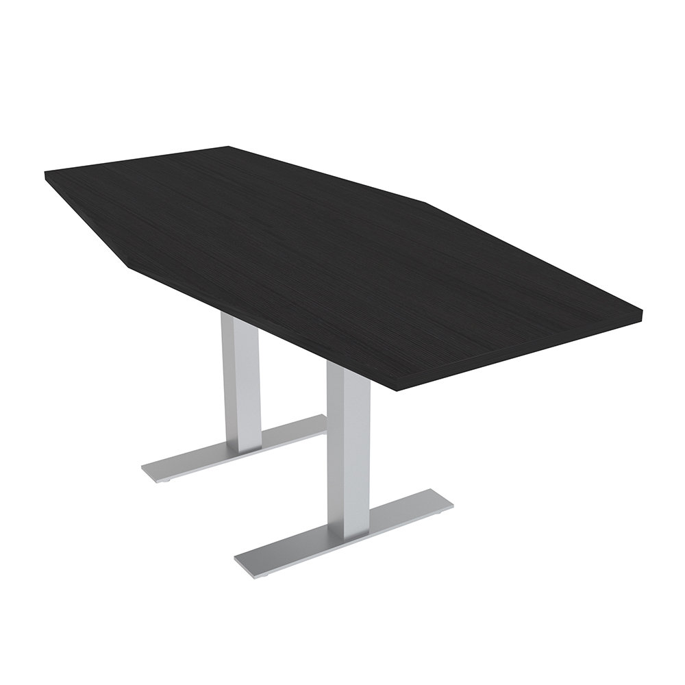 Skutchi Designs, Inc. 6 Person Hexagon Conference Table with T Base ...