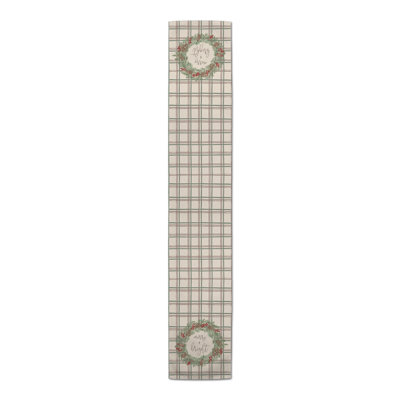 Merry And Bright Plaid Table Runner