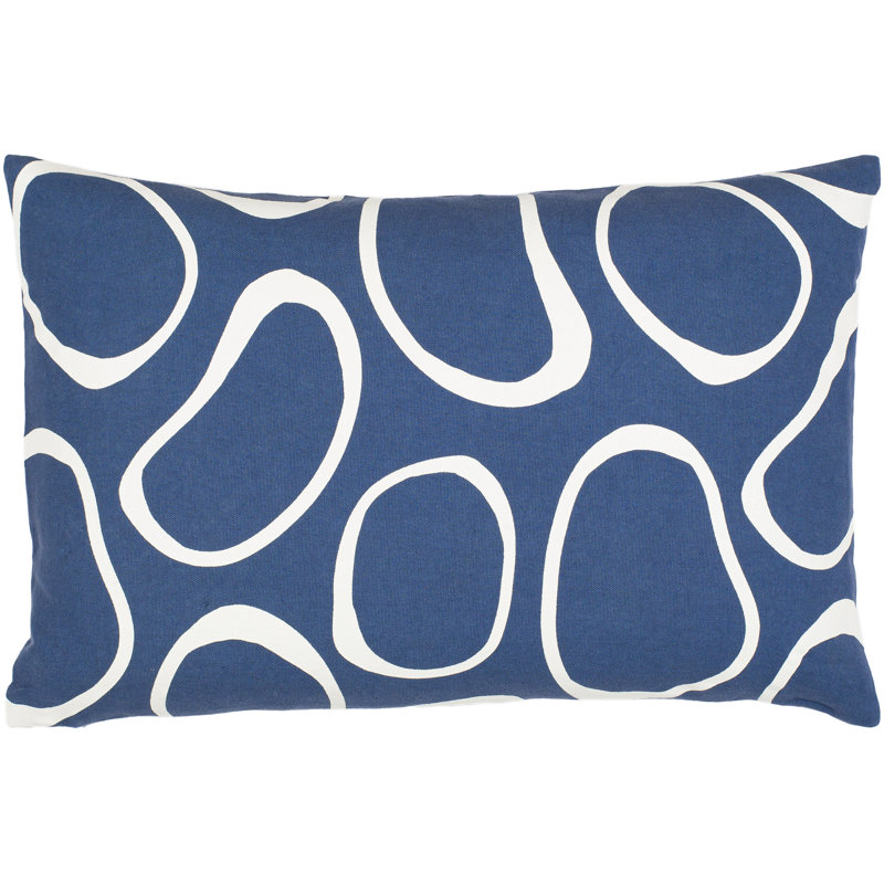 Lachen Abstract Cotton Throw Pillow, Polyester/Polyfill