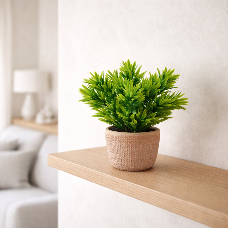 22cm Faux Plant in Terracotta Planter