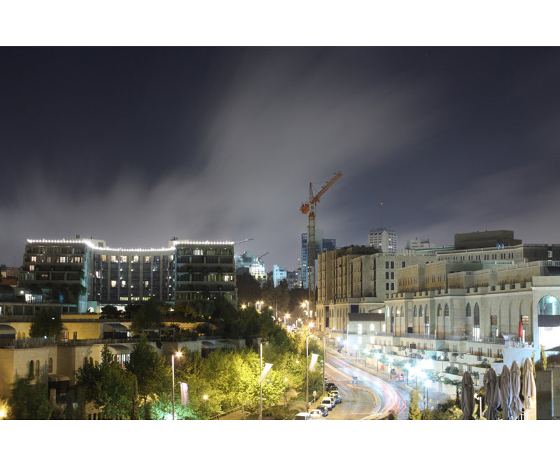 Jerusalem at Night, 16" H x 24" W