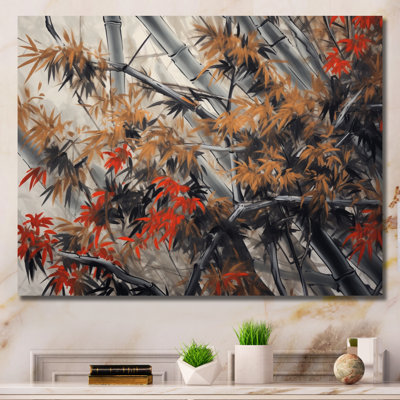 «Dense Bamboo Forest I», reproduction d'art sur toile