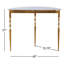 Imelda 40'' W Stone Console Table