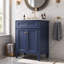 Ensemble de meuble-lavabo autoportant 24 po avec comptoir en céramique 24 po-517508364