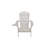 Foldable Adirondack Chair With Cup Holder Conversation Set, 2 Foldable Adirondack Chairs With Cup Holders With Ottoman And 1 End Table