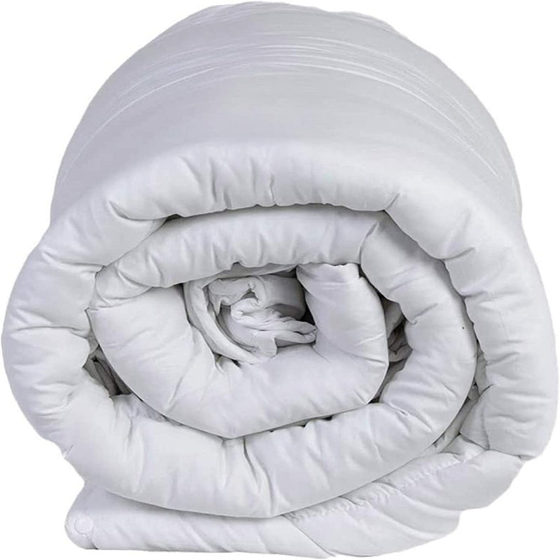 NightComfort Premium Hollowfibre 3 Tog Duvet Summer Cool Quilt, Double