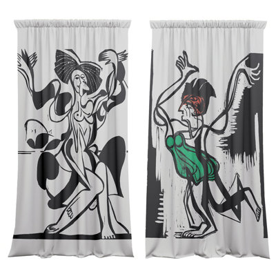 Velvet Blackout Rod Pocket Curtain Panel Pair
