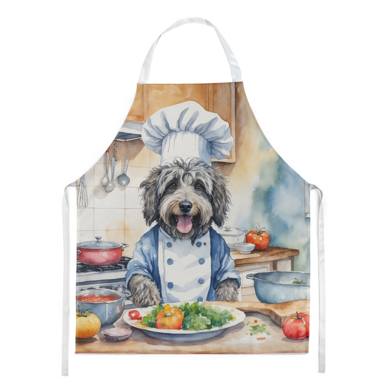 No Pattern Bib Apron