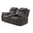 GREY CONSOLE RECLINING LOVESEAT
