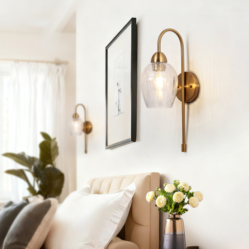 Jenavicia Brass Armed Sconce