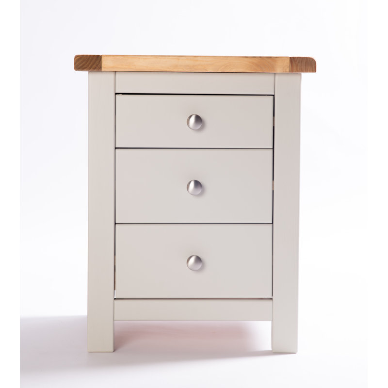 Jemima 45cm W Plywood / Laminate Board Bedside Table