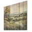 Paysage de campagne, paysage de Provence I - campagne, art mural sur bois de pin naturel-1734107453