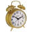 Modern & Contemporary Analog Metal Quartz Movement / Crystal Tabletop Clock with Alarm-205883516