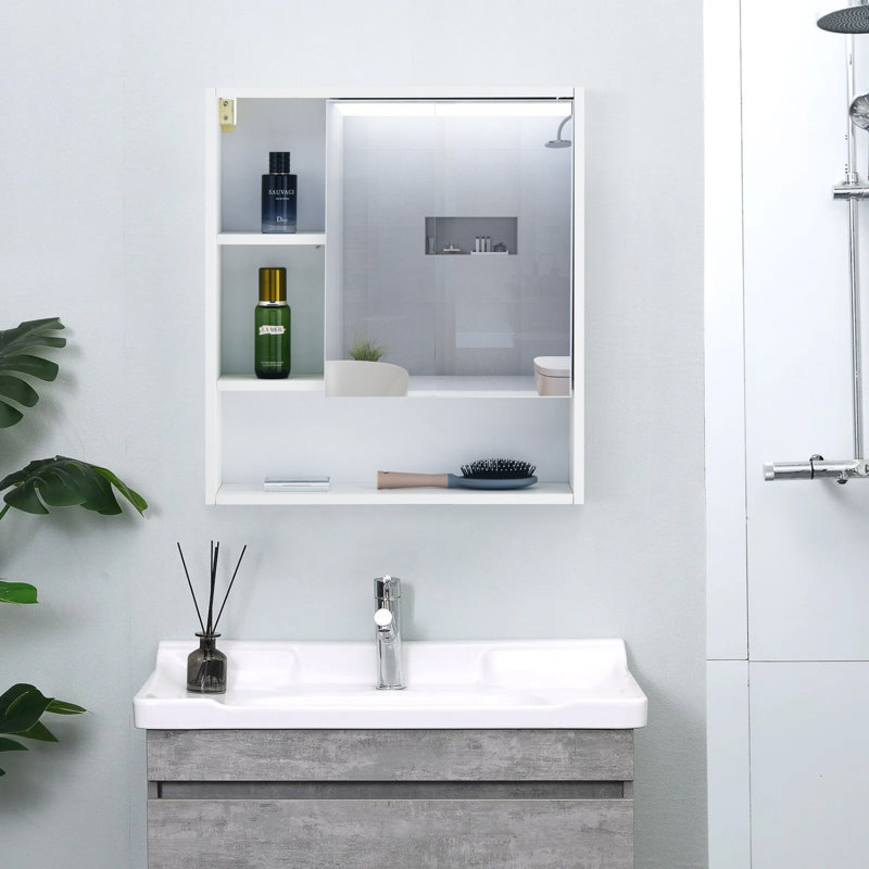 Nyveah Wall Mounted Required Bathroom Cabinet