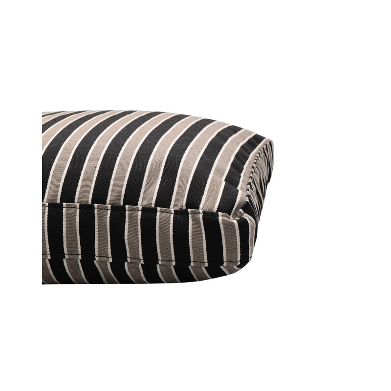 Coussin de siège Pop Square, Taupe / Noir