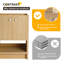Meuble-lavabo sur pied simple 24 po avec lavabo en céramique, meuble-lavabo sur pied avec 2 portes et 1 tablette-1576102540