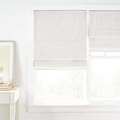 Textured Cordless Roman Shade
