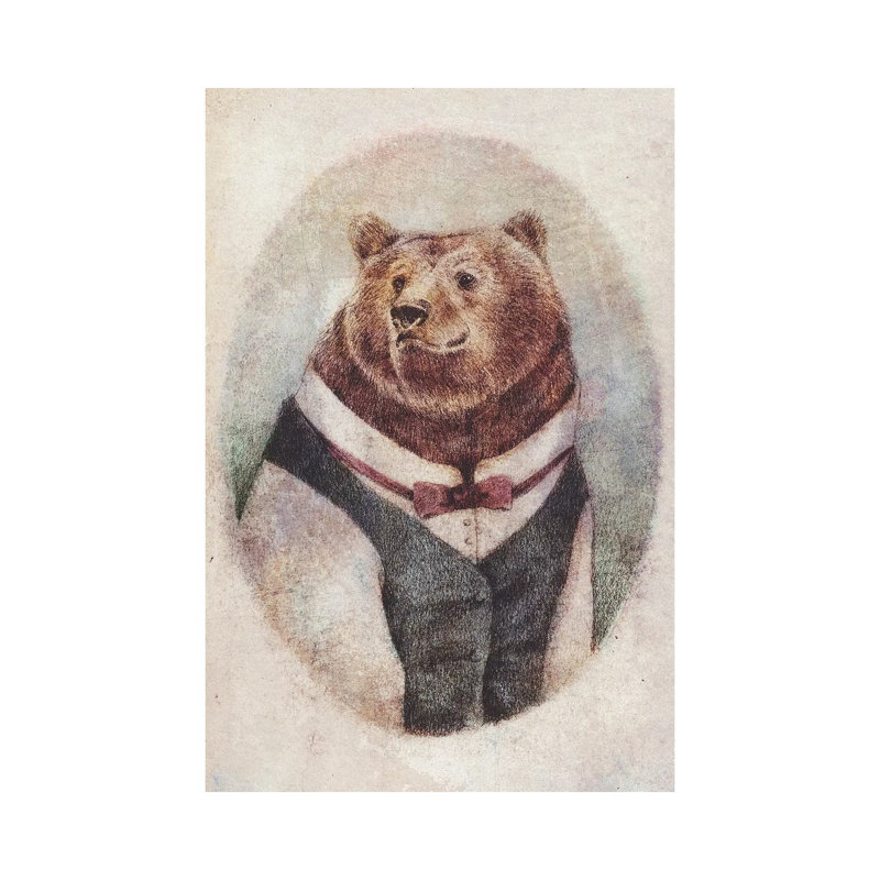 Wild Gentleman - Wrapped Canvas Print, 66.04 cm H x 45.72 cm W