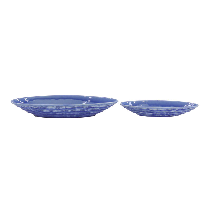 Hileman Ceramic Pot Planter, Blue