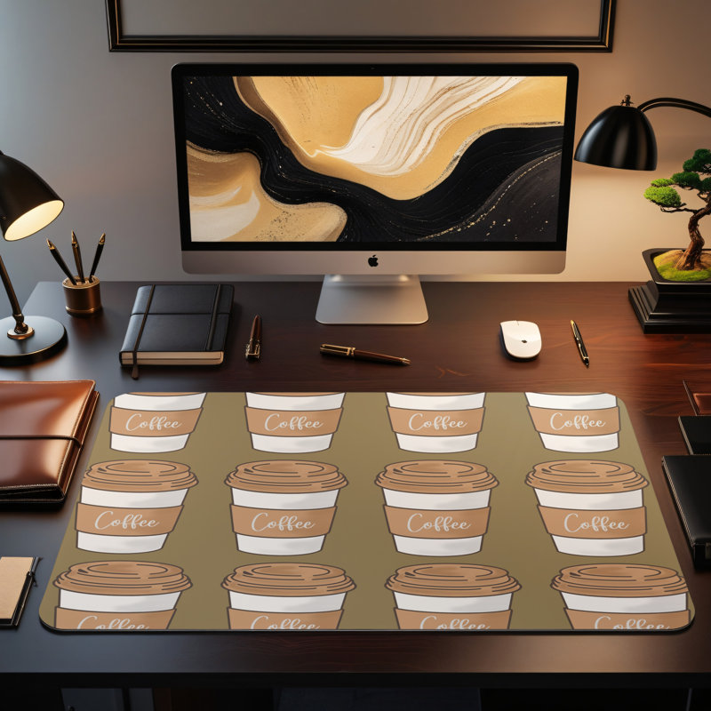 Polyester Desk Pad, 23.6x13.8