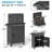 Tool Chest, 5-Drawer Rolling Tool Chest With Locking System & Detachable Top, Drawers for Garage Warehouse Repair Shop