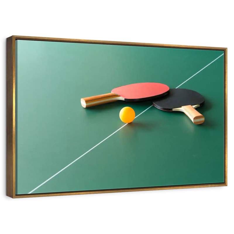Pingpong Gear Set, Floating Frame Gold, 37" X 25"