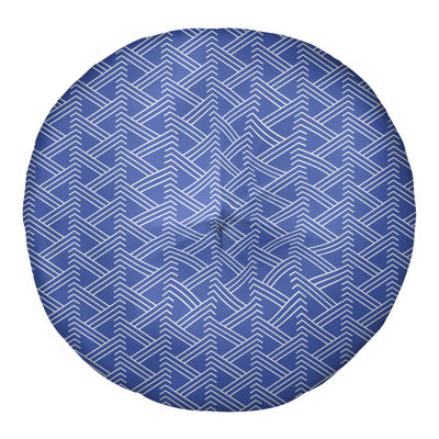 Coussin de sol zig zag classique