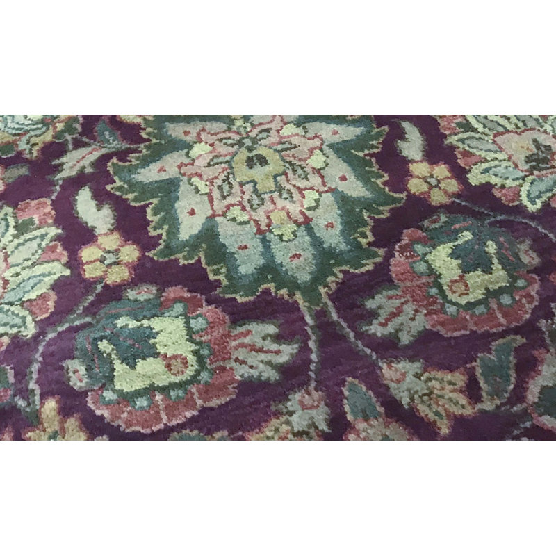 Wool Floral Area Rug